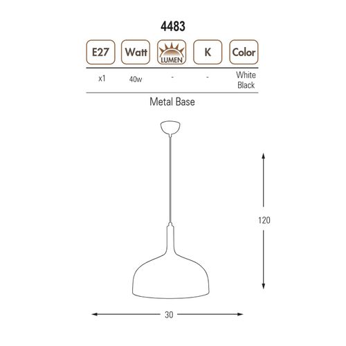 Luster L1456 - Crni slika 5