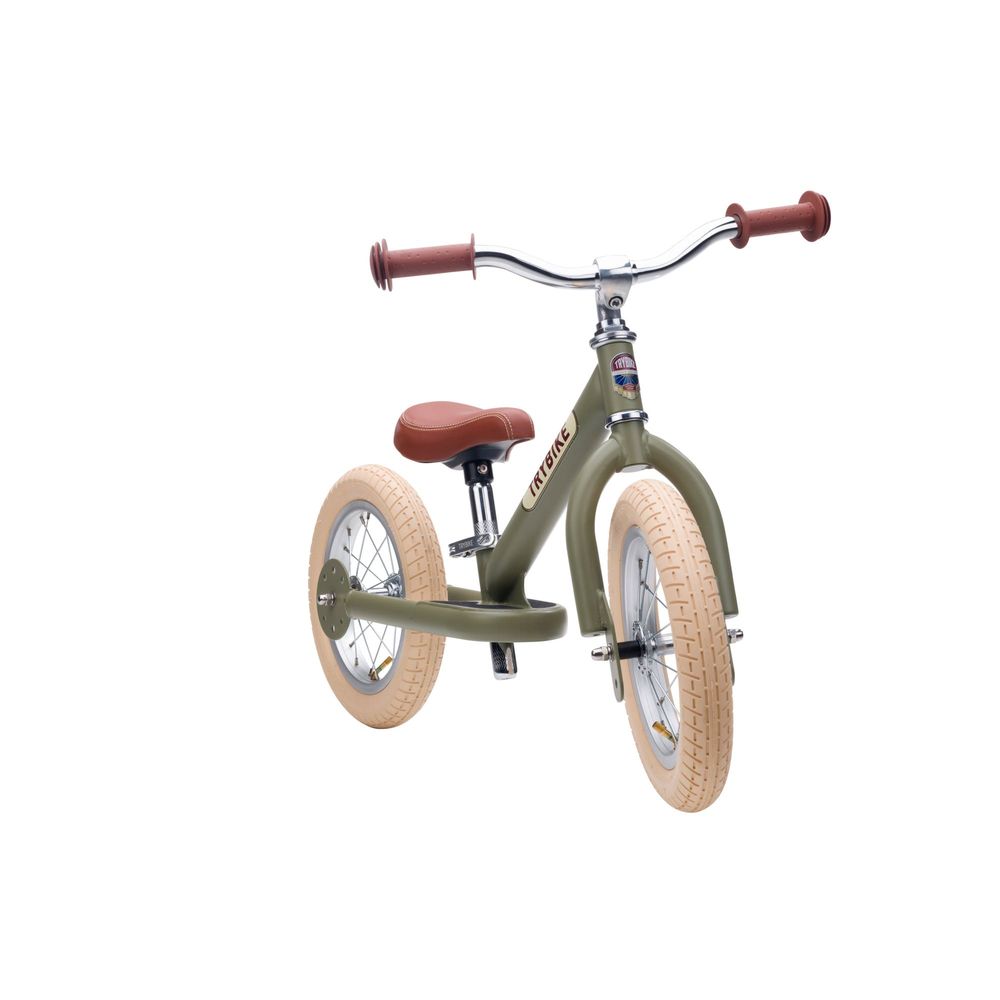 TRYBIKE Balans bicikl 2u1 Steel, Vintage Green Matt slika 2