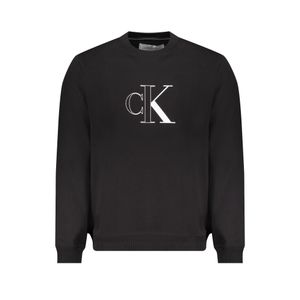 CALVIN KLEIN MEN'S BLACK ZIPLESS SWEATSHIRT