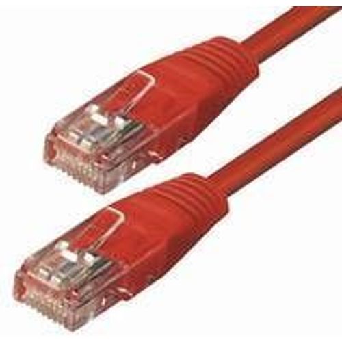 NaviaTec Cat5e UTP Patch Cable 0,5m red slika 1