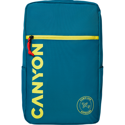 CANYON cabin size backpack for 15.6" laptop, polyester ,dark green slika 1