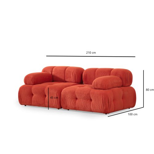 Atelier Del Sofa Dvosjed, Doblo 2 Seater ( L1-1R) slika 8