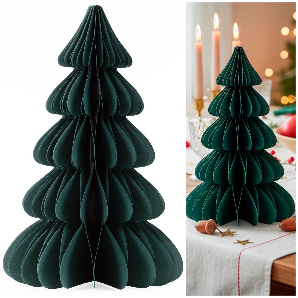 CA1504 BOŽIĆNI PAPIRNATI UKRASI "BOŽIĆNO DRVCE" 30 CM slika 3