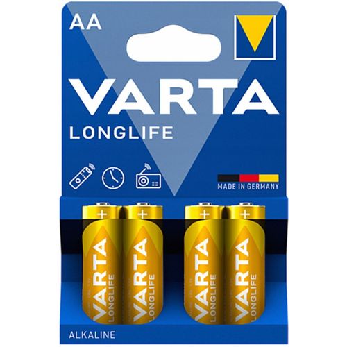 VARTA LONGLIFE AA 1.5V LR6 MN1500, PAK4 CK, ALKALNE baterije slika 4