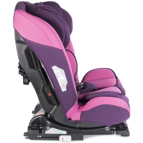 Lionelo autosjedalica sander, 2x isofix, 0-36kg, roza/ljubičasta, 5g jamstva slika 4