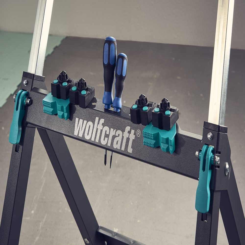 Wolfcraft Stol Radni i Stezni Master 750 Ergo / 680 x 700 x 950 mm - 6871000 slika 6