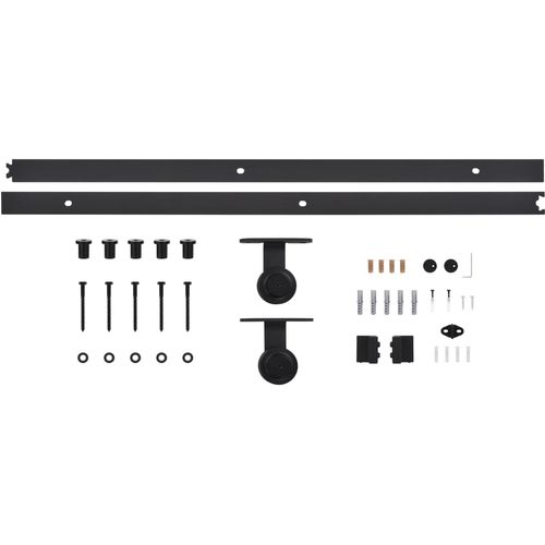 Klizna vrata s priborom za montažu 100x210 cm masivna borovina slika 40