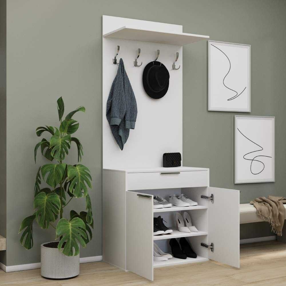 Hall stand Prt-521-Bb-1, bijela boja slika 3