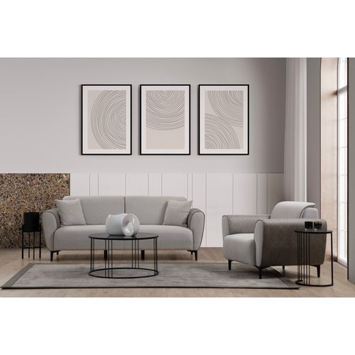 Aren - Grey Grey 1-Seat Sofa slika 4