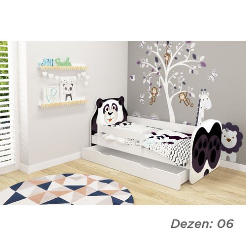 Deciji krevet ACMA VII ANIMALS 160x80 F + dusek 7 cm6 slika 1