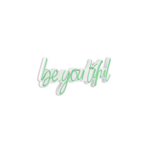 Wallity Ukrasna plastična LED rasvjeta, Be you tiful - Green slika 6