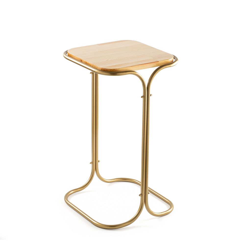 Shb-001-C Gold Prirodni Stolić za Kafu slika 4
