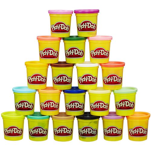 Set plastičnih kutijica plastelina Play-Doh Syper Colour Pack, 20kom slika 1