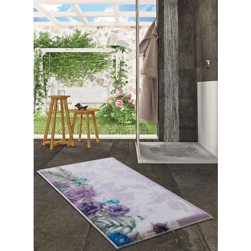 Colourful Cotton Kupaonski tepih u setu (2 komada), Pick Flower - Lilac slika 2