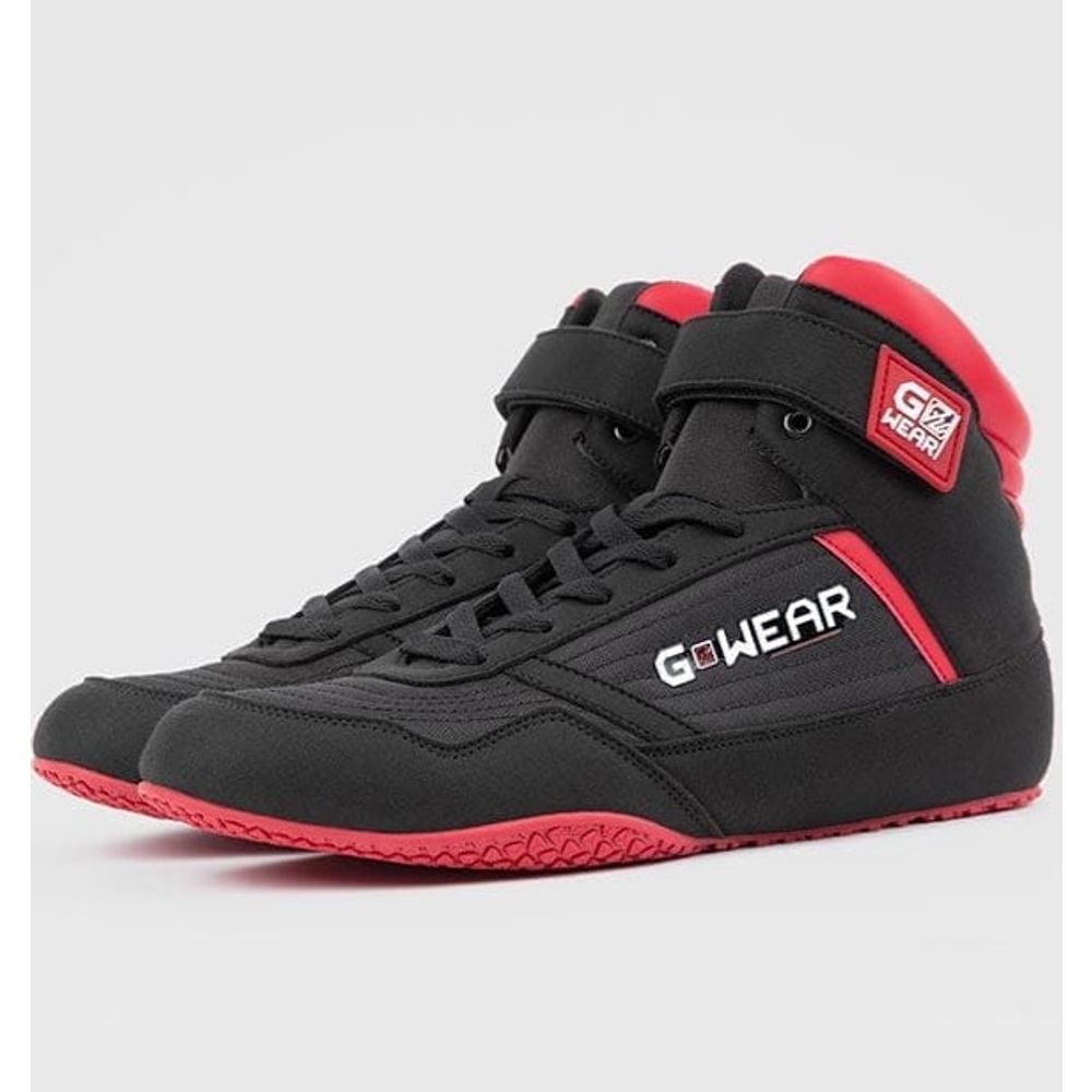 Gorilla Wear Classic Duboke patike, Crno/Crvene slika 2