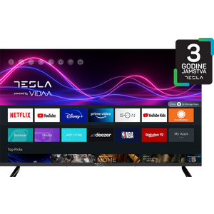 Tesla TV 43M325BFS, 43" VIDAA OS, Hotel mode, FHD