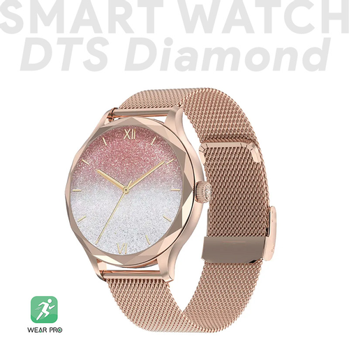 Smart Watch DTS Diamond zlatni (metalna narukvica) slika 1