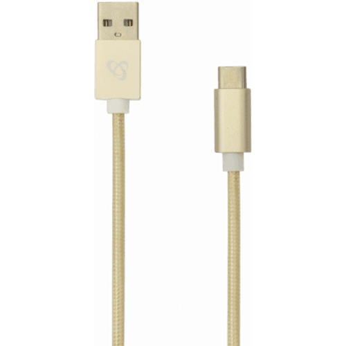 S BOX Kabl USB A / Type C, Fruity  1,5 m, Gold slika 1