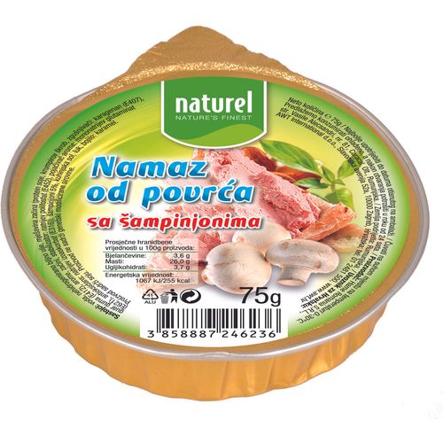 Naturel namaz od povrća s šampinjonima 75g slika 1