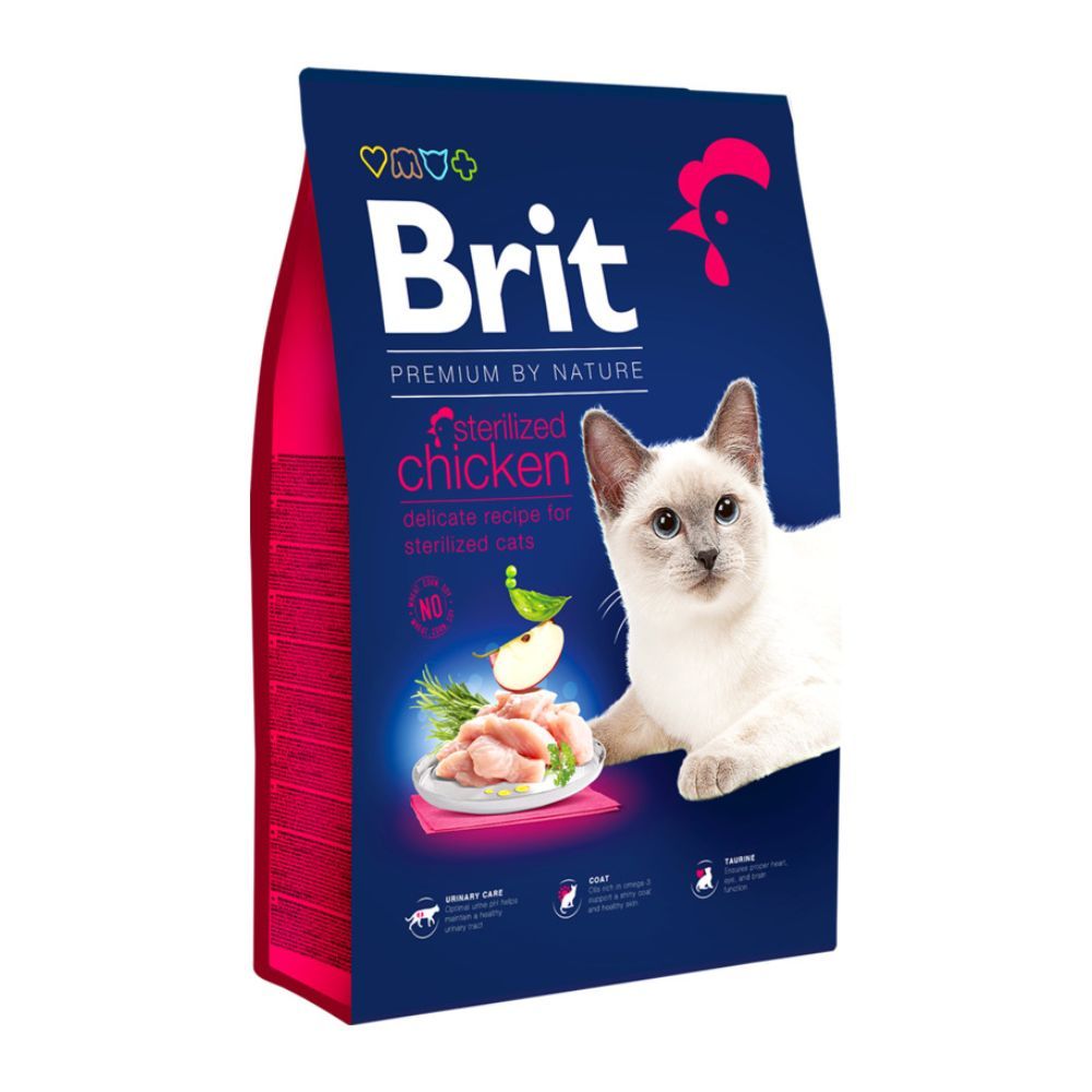 Brit Premium by Nature Sterilised Cat piletina slika 1