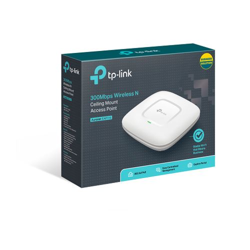 TP-LINK acces point EAP115 Wi-Fi N300 300Mbps 1xLAN 2x interna antena slika 3