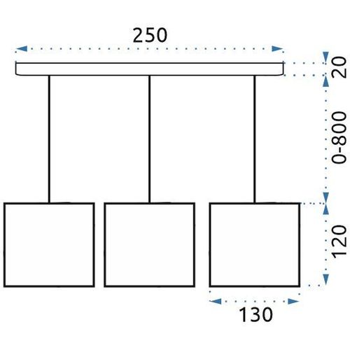 TOOLIGHT Kristalna stropna svjetiljka Crna APP513-3CPR slika 15