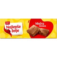 Najlepše želje čokolada mlečna 250g