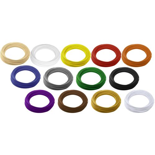 filamenT-paket Renkforce ABS plastika  2.85 mm prirodna, crna, bijela, crvena, žuta, plava boja, zelena, narančasta, siva, purpurna, smeđa boja, zlatna, srebrna 650 g slika 3