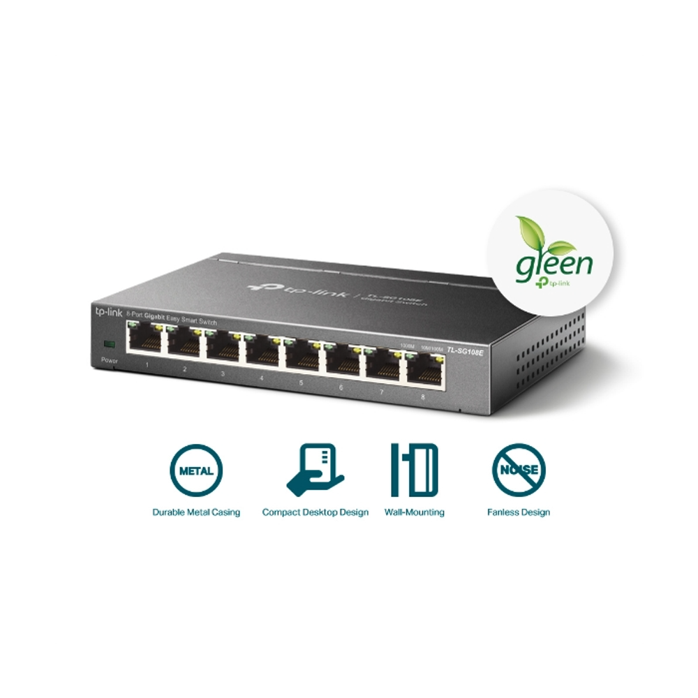 TP-Link TL-SG108E 8-portni gigabitni Easy Smart switch slika 2