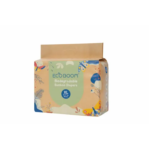 ECO BOOM JOY biorazgradive pelene za bebe veličina XL (od 12kg) 28kom slika 1