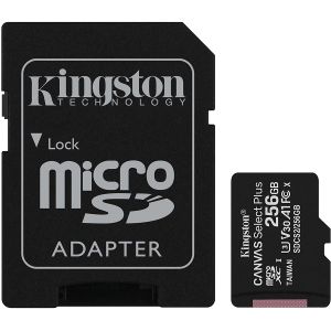 Kingston microSDXC, Select plus, Class10, 256GB