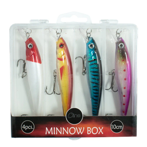 CL9115 Cline silikonska varalica Minnow Box varalice 4pcs 8cm
