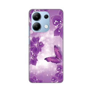 Torbica Silikonska Print za Xiaomi Redmi Note 13 4G Butterfly And Flowers