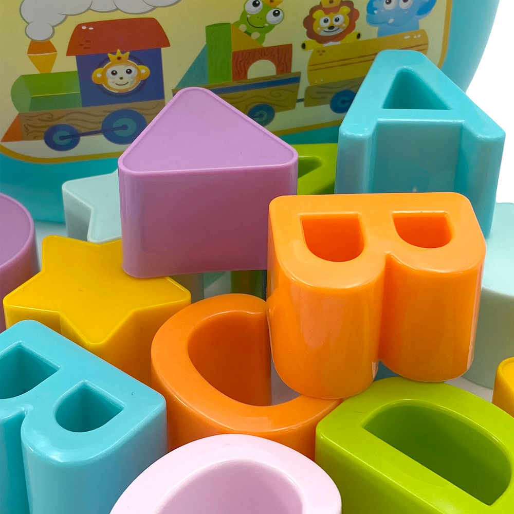 Woopie baby sorter 2u1 kovčeg škrinja + učenje abecede i oblika slika 5
