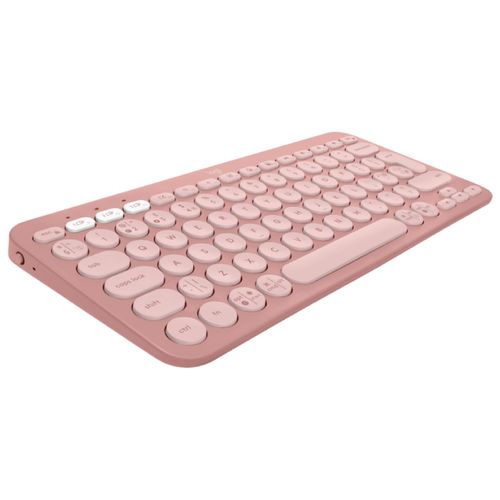 LOGITECH K380s Bluetooth Pebble Keys 2 US roze tastatura slika 4