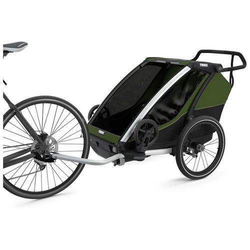 Thule Chariot Cab 2 dečija kolica/prikolica za bicikl - CypresGreen slika 3