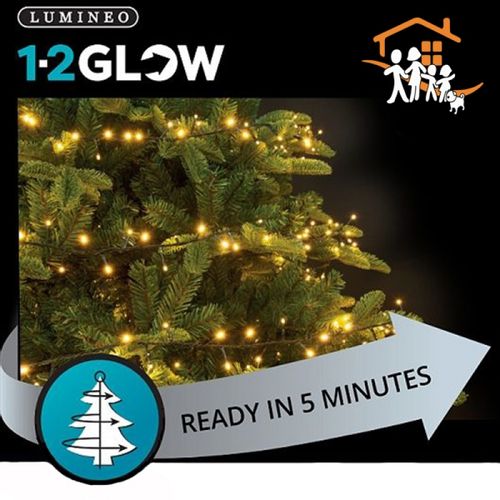 Novogodišnje LED 1-2 glow basic za jelke 210cm  slika 1