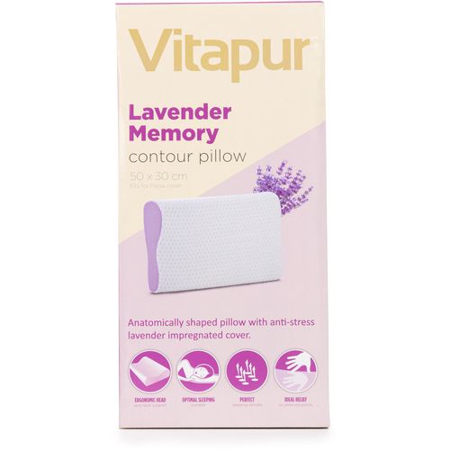 Anatomski jastuk Vitapur Lavender Memory slika 9