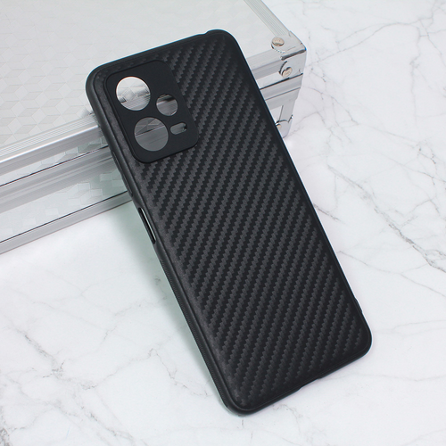 Maska Carbon fiber za Xiaomi Redmi Note 12 5G (EU) crna slika 1