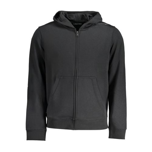 CALVIN KLEIN MEN'S BLACK ZIP-UP SWEATSHIRT slika 1