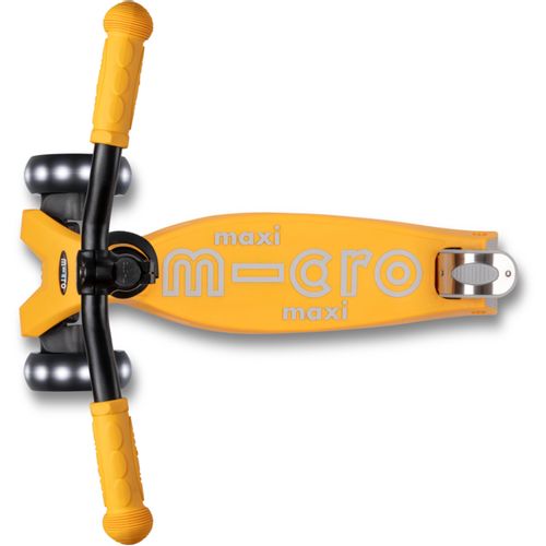 Micro Romobil Maxi Deluxe Pro LED, Sunburst Yellow slika 6