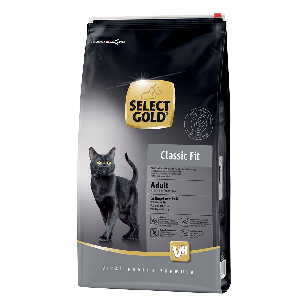 Select Gold Cat Adult Classic fit perad s rižom slika 1