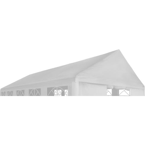 Krov za šator za zabave 5 x 10 m bijeli slika 5
