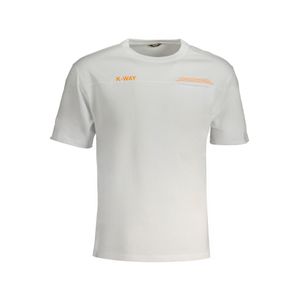 K-WAY WHITE MEN'S SHORT SLEEVE T-SHIRT