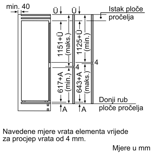 Bosch ugradbeni hladnjak KIV87VFE0 slika 11