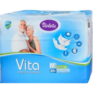 Violeta Vita pelene za inkontinenciju M Super 20 kom