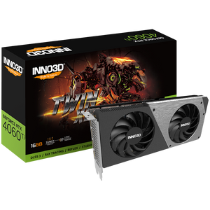 INNO3D NVIDIA RTX 4060 Ti 16GB GDDR6 128bit, 2250MHz / 18Gbps, 3xDP, 1x HDMI, 2 fan, 2 slot