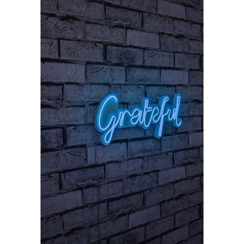 Wallity Ukrasna plastična LED rasvjeta, Grateful - Blue slika 1