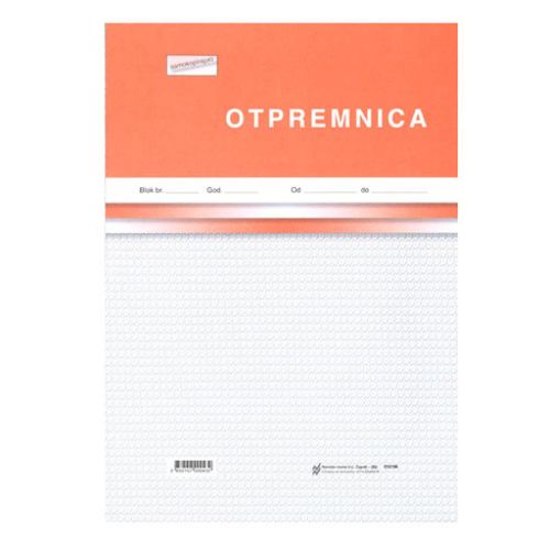 I-22/A-NCR OTPREMNICA; Blok 6 x 40 listova, 21 x 29,7 cm slika 1