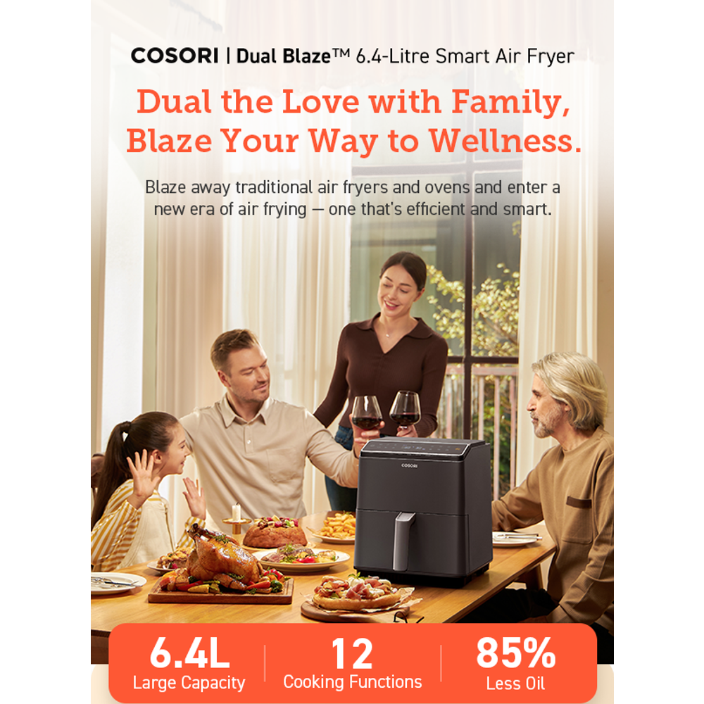 COSORI Dual Blaze 6.4-Litre Air Fryer slika 5